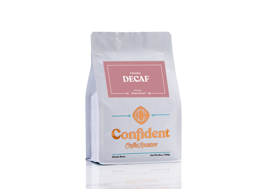 Decaf Colombia Coffee roasted and sold by Confident Coffee Roasters